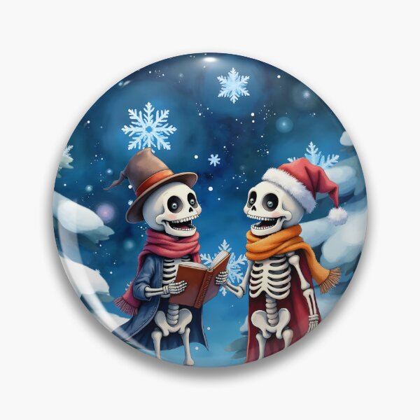 Item preview, Skeletons in a Snowstorm - Merry Christmas designed and sold by nicky2342.