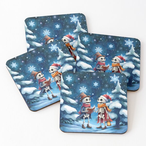 Item preview, Skeletons in a Snowstorm - Merry Christmas designed and sold by nicky2342.