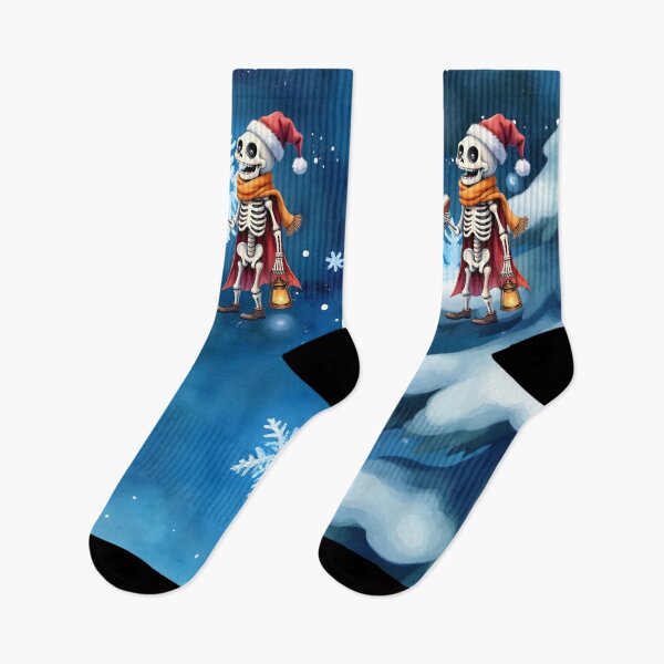 Item preview, Skeletons in a Snowstorm - Merry Christmas designed and sold by nicky2342.