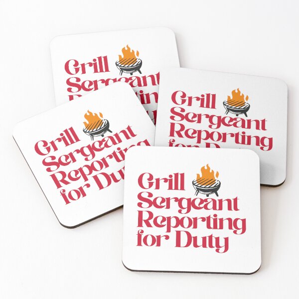 Item preview, Grill Sergeant Reporting for Duty designed and sold by Nikki Krishna.