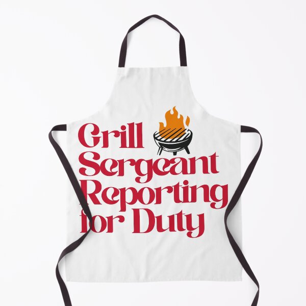 Item preview, Grill Sergeant Reporting for Duty designed and sold by Nikki Krishna.