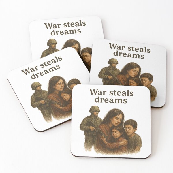 Item preview, War Steals Dreams – Anti-War Peace & Awareness Design designed and sold by flowerpower999.