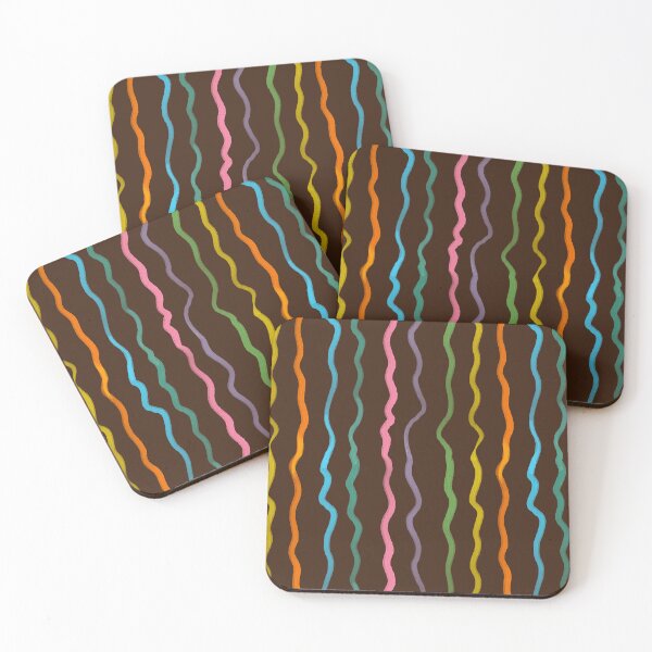 Item preview, Playful, neon ripple waves designed and sold by Navitaloves.