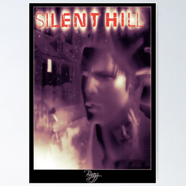 Silent Hill 2 - Ps2 Original Box Art (Green Cover) (Neon) Poster