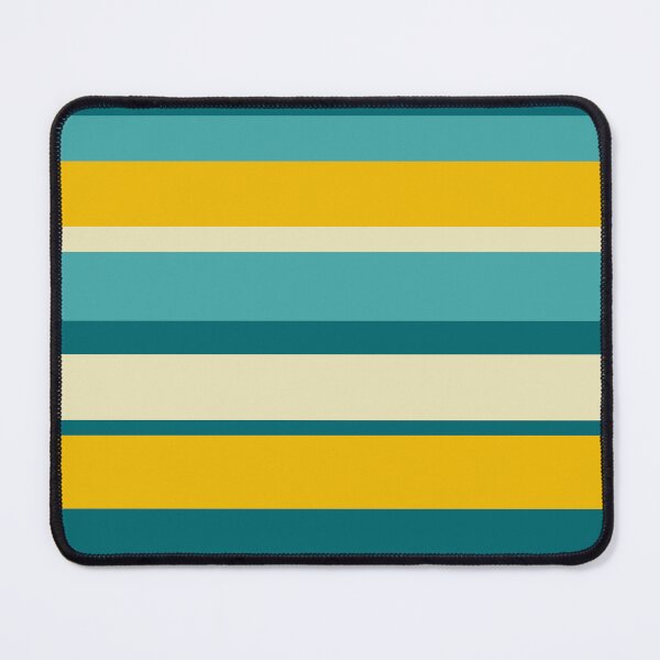 Item preview, Vibrant Horizontal Stripes in Yellow and Teal designed and sold by ChantellaGF.