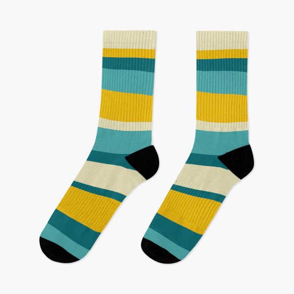 Item preview, Vibrant Horizontal Stripes in Yellow and Teal designed and sold by ChantellaGF.