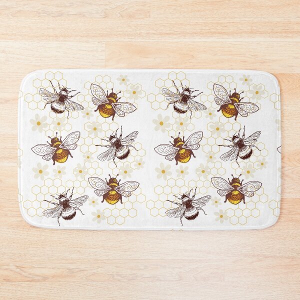Item preview, Honey Bees, Bumblebees, Honeycomb, Daisy, Nature  designed and sold by AASparksDesigns.