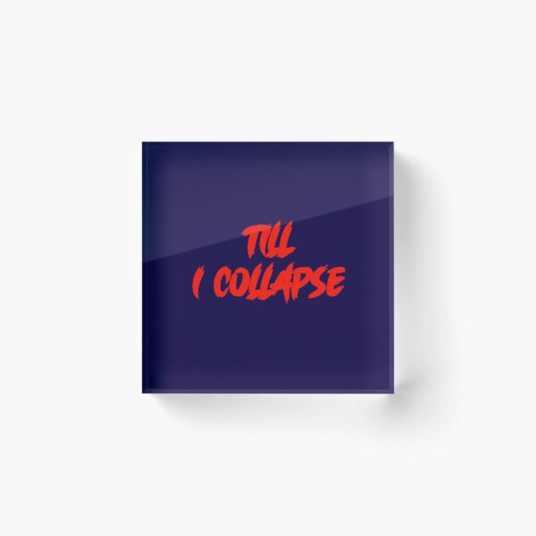 Item preview, Badass Gym Quote | Till I Collapse designed and sold by typoinspired.