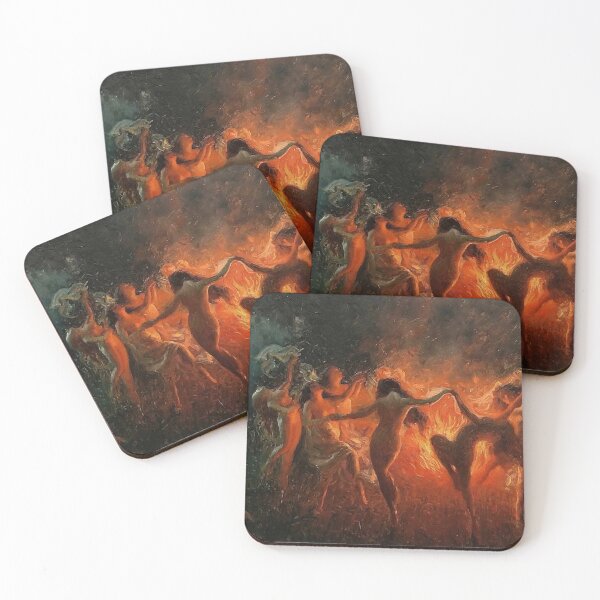 Item preview, Nymphs Dancing to Pan’s Flute, 1920 By Joseph Tomanek (1889–1974 designed and sold by Art Outlaws.