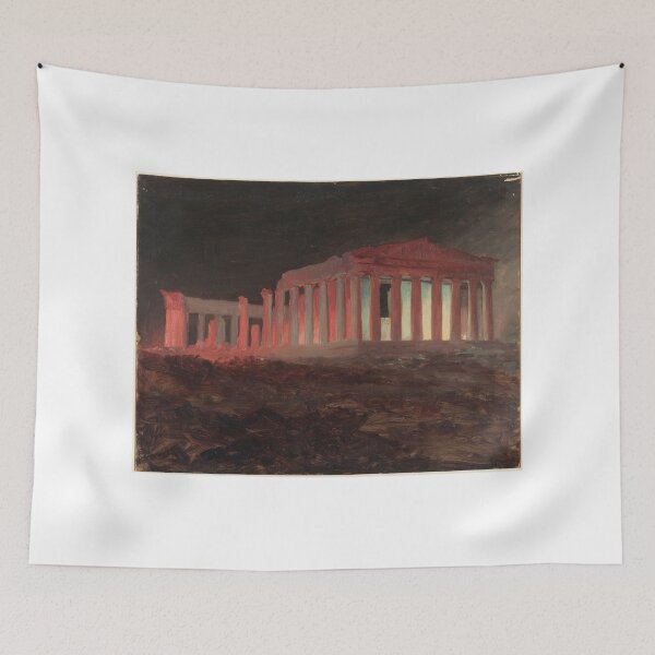 Item preview, Parthenon, Athens, from the Northwest (Illuminated Night View), 1869 By Frederic Edwin Church designed and sold by Art Outlaws.