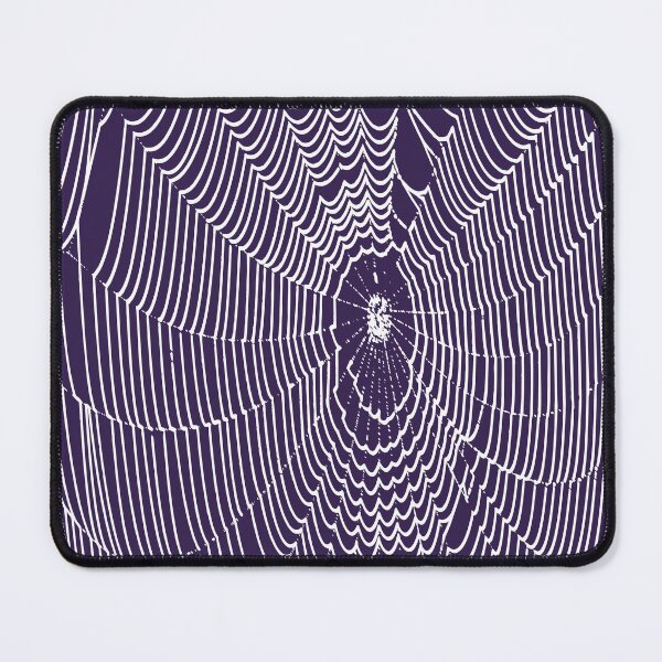 Item preview, Artistic Halloween Spider Cobweb Doodle In White designed and sold by taiche.