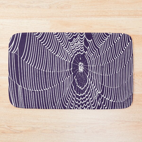 Item preview, Artistic Halloween Spider Cobweb Doodle In White designed and sold by taiche.