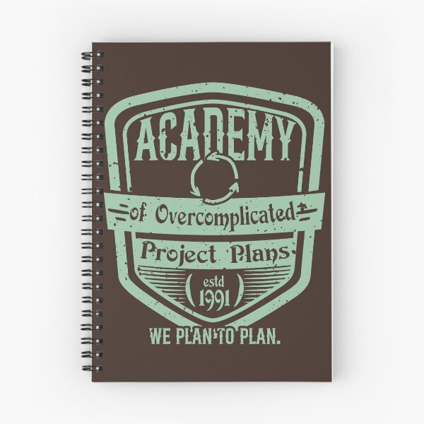 Item preview, Academy of Overcomplicated Project Plan designed and sold by Milena R..