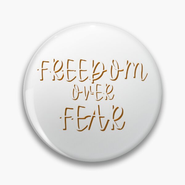 Item preview, Freedom over FEAR- motivation quote for girl bosses, women entreprenuers designed and sold by BossBabe Prints.