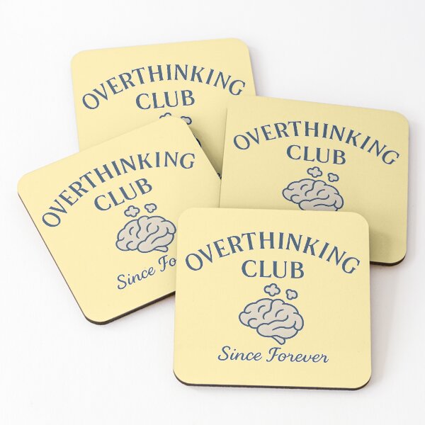Item preview, Overthinking Club – Minimalist Premium Design designed and sold by domi199834.