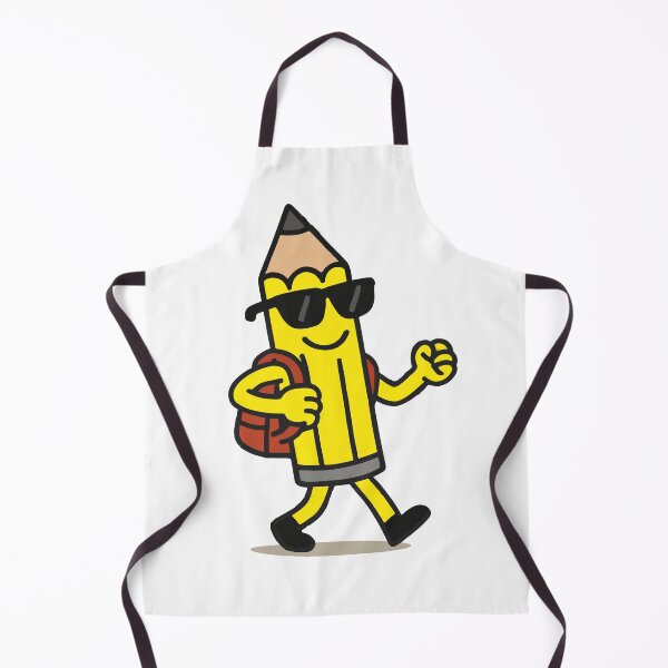 Item preview, Cool Cartoon Pencil on the Go – Fun Back to School Design designed and sold by DKunic.