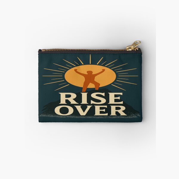 Item preview, Rise Over – Motivational Sun & Mountain Silhouette Design designed and sold by JM Language Service.