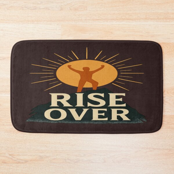 Item preview, Rise Over – Motivational Sun & Mountain Silhouette Design designed and sold by JM Language Service.