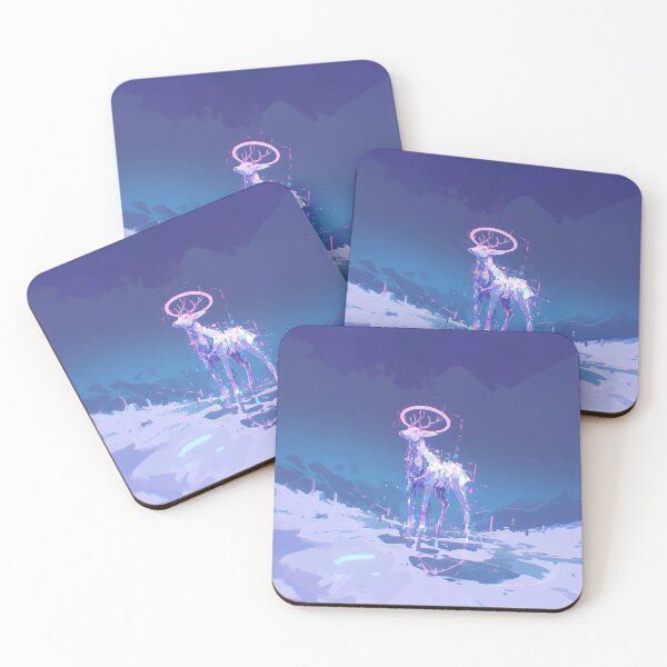 Item preview, Glitched Halo Deer in Snow designed and sold by Christian Weiss.