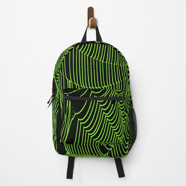 Item preview, Artistic Halloween Spider Cobweb Doodle In Green designed and sold by taiche.