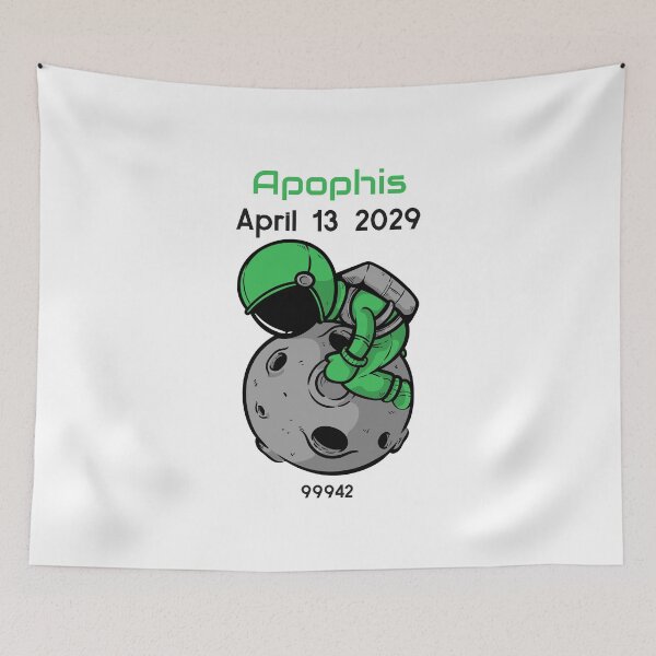 Item preview, Astronaut riding 99942 Apophis 2029 designed and sold by sydney-syder.