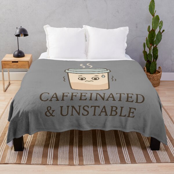 Artikelvorschau, Caffeinated & Unstable – Elegantes Coffee Lover Design entworfen und verkauft von domi199834.