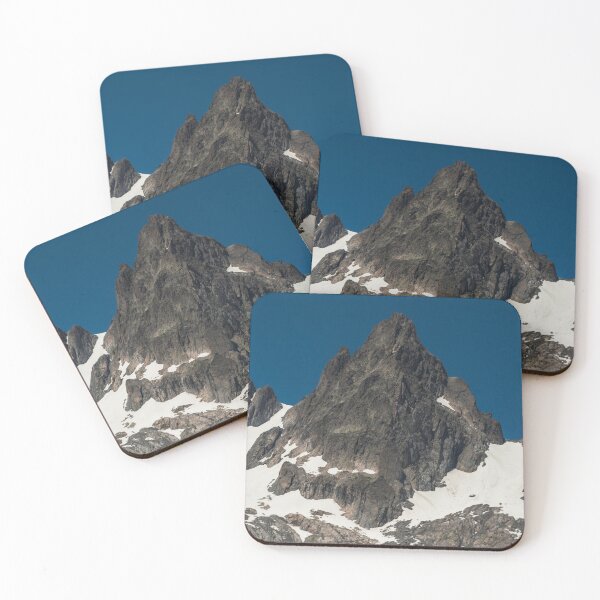 Item preview, Dramatic Rocky Peak with Snow in the Swiss Alps designed and sold by alicjamiekina.