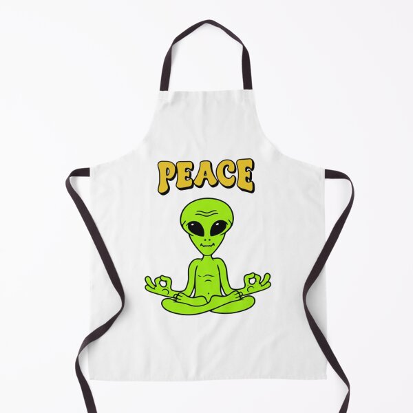 Item preview, Peace, Zen, Alien, chill, hippie, Funnyfits70, retro, vintage, meme, funny, humor designed and sold by FunnyFits70.
