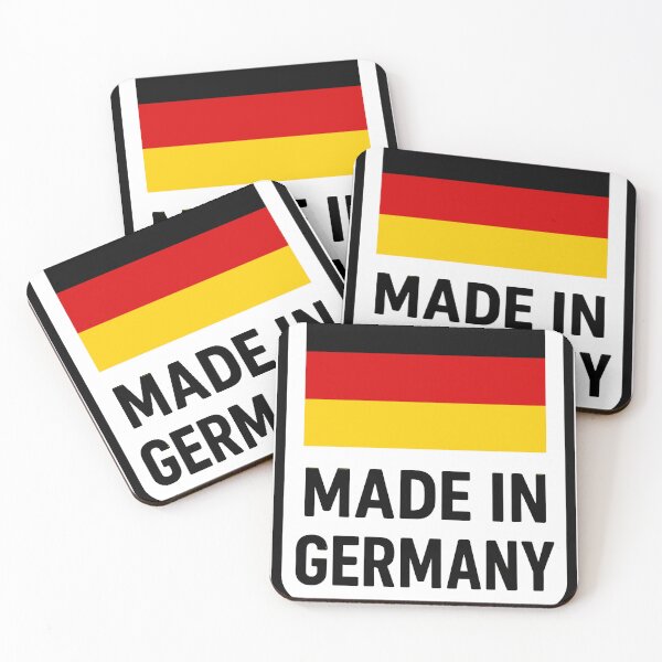 Item preview, German flag symbol and a made in Germany label designed and sold by Jetgreenstudio.