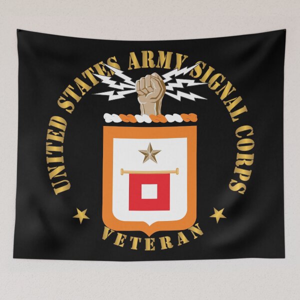 Item preview, Army - US Army Signal Corps Veteran w Signal COA wo Backgrnd X 300 designed and sold by Military Insignia Products.