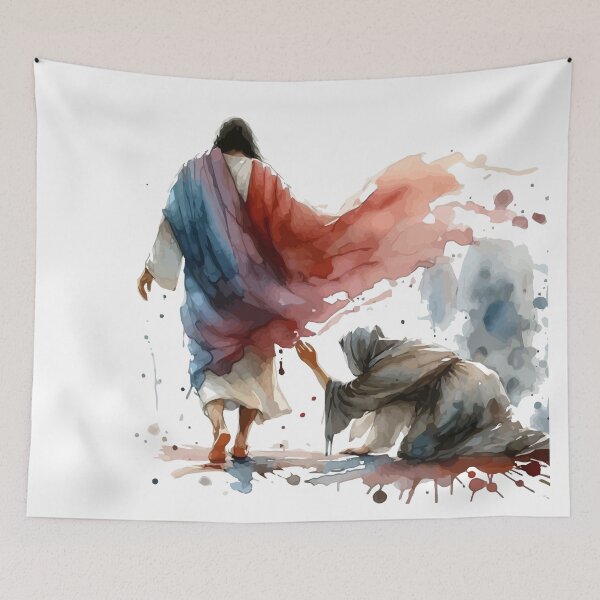 Item preview, Hem of His Garment Matthew 9 20 designed and sold by teenugs.