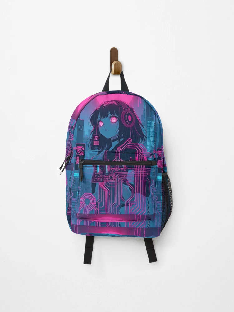 Thumbnail 1 of 3, Backpack, Neon Rites designed and sold by duallist.