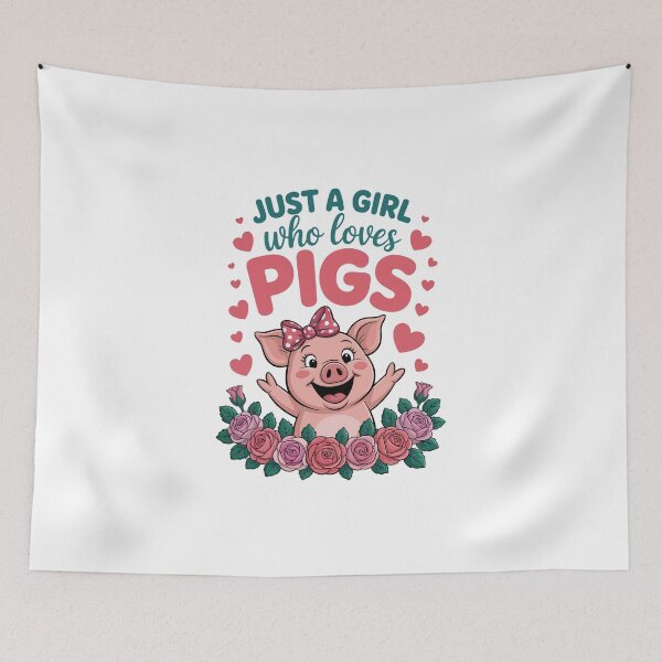 Item preview, Just a Girl Who Loves Pigs designed and sold by jkrphoto.