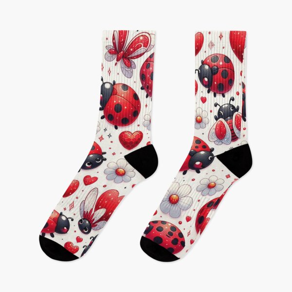 Item preview, Sweetheart Ladybugs and Daisies designed and sold by purplesensation.