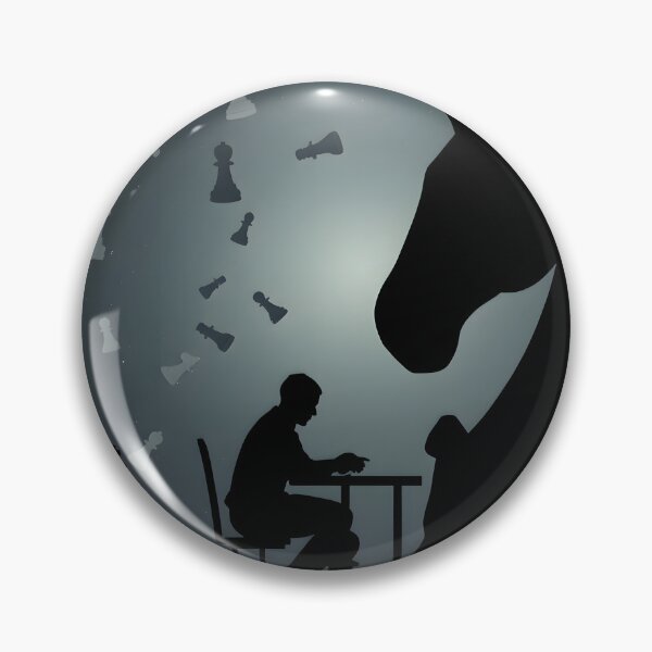 Item preview, Chess Knight Silhouette Strategic Thinking Art designed and sold by ARJ-Fashion.