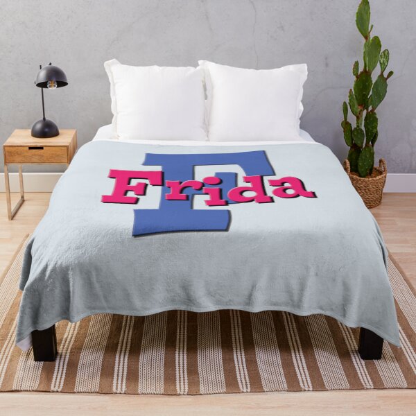 Aperçu de l'œuvre F est pour Frida Nom et initiale de la fille/femme créée et vendue par CharlottePlaceArt.