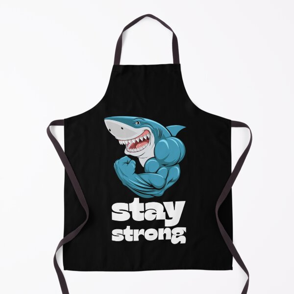 Item preview, Fierce Shark Power – Stay Strong Motivation designed and sold by Karim-Karem.