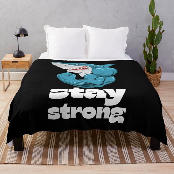 Item preview, Fierce Shark Power – Stay Strong Motivation designed and sold by Karim-Karem.