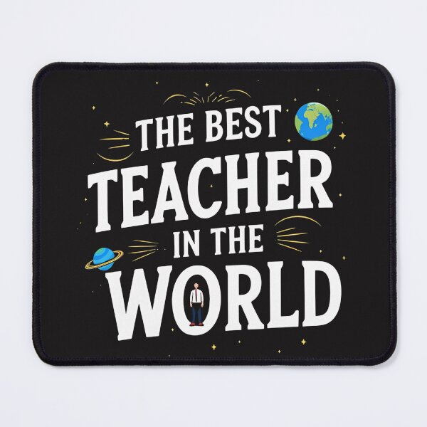 Item preview, The Best Teacher In The World - Gift for Teacher designed and sold by Silly Shapes Co..