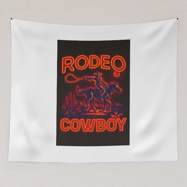 Item preview, Sunset Cowboy Rodeo – Neon Twist designed and sold by Fleetwood1994.
