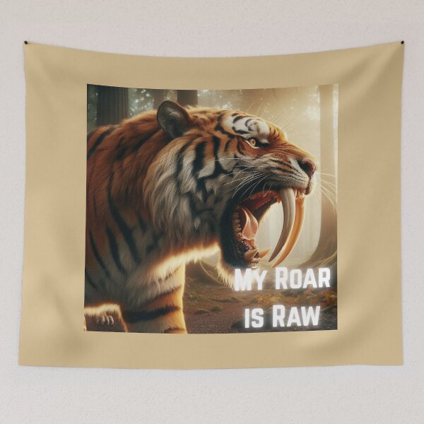 Item preview, Tiger roaring in the jungle  designed and sold by Ivy Leisure!.