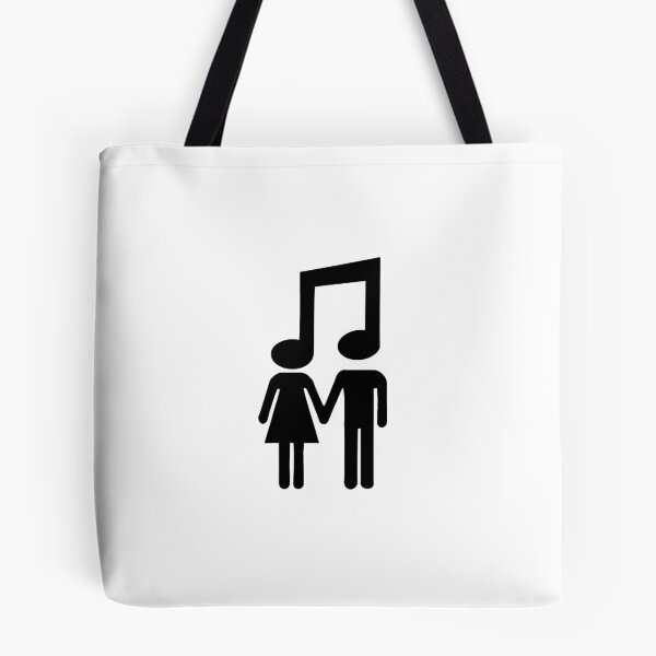 Item preview, music note couple holding hands designed and sold by espressoella.