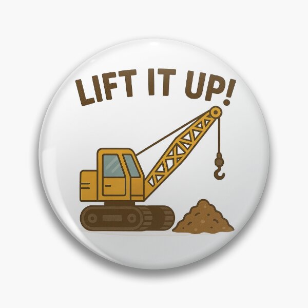 Item preview, Cute Cartoon Crane with "Lift It Up" Text designed and sold by wellyans.