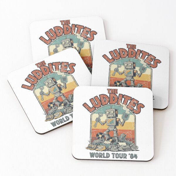 Item preview, The Luddites World Tour '84 – Retro Robot vs Technology designed and sold by EchoVisions.
