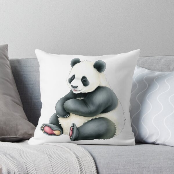 Item preview, Adorable Sitting Panda Illustration designed and sold by EllDAV777.