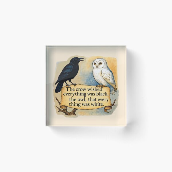 Item preview, William Blake - The Crow & The Owl designed and sold by Myra365Art.