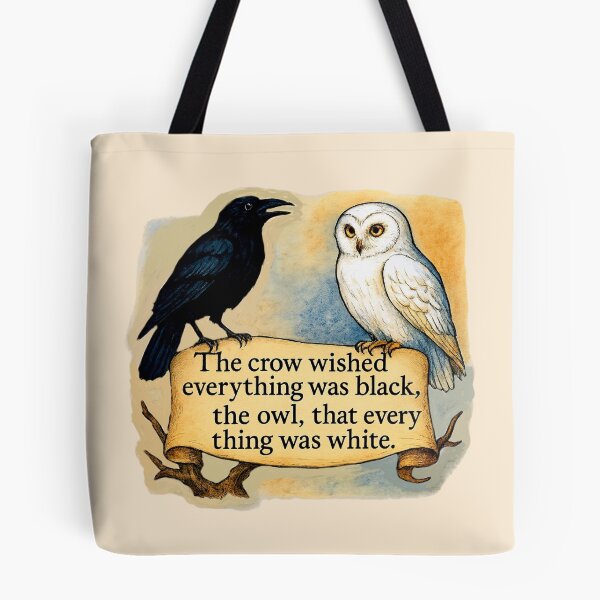Item preview, William Blake - The Crow & The Owl designed and sold by Myra365Art.