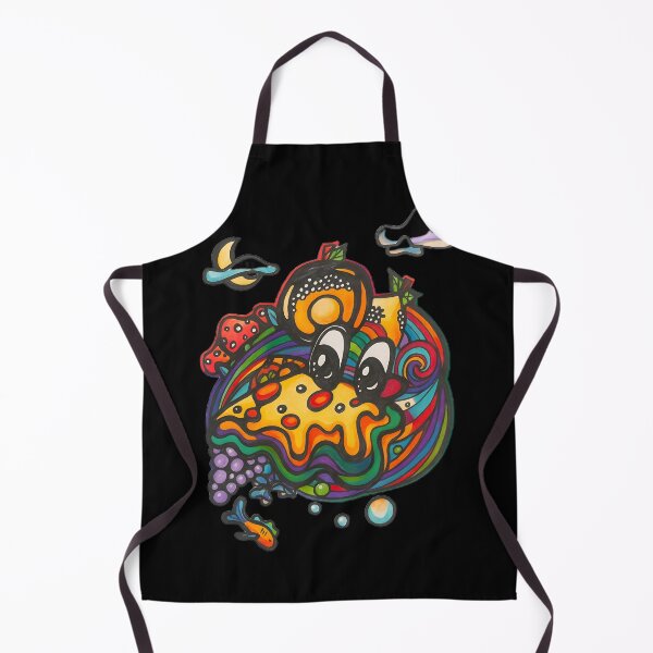 Item preview, Trippy Surreal Pizza Psychedelic Rainbow Dark Art designed and sold by Lucidesigns.