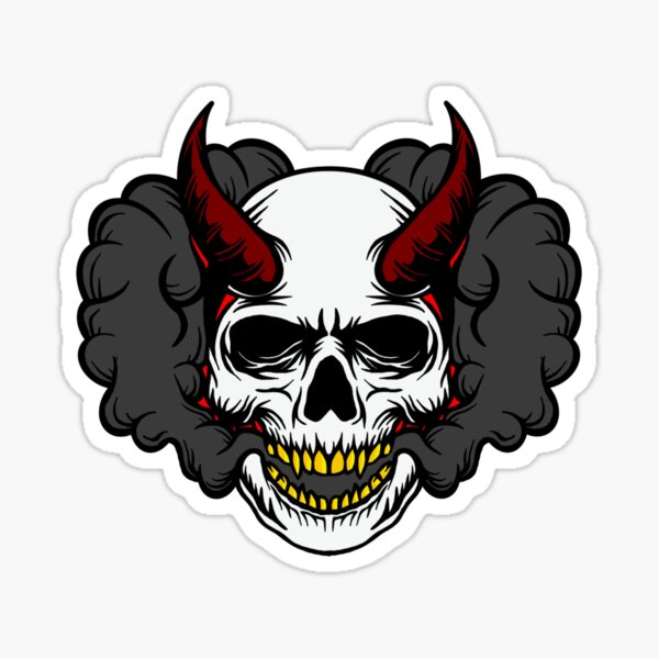 Item preview, Demon Skull designed and sold by Japcore Designs.