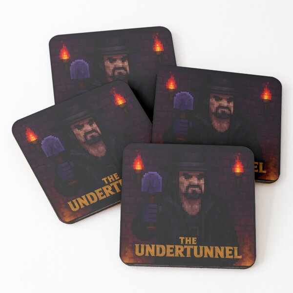 Item preview, The Undertunnel – Pixel Art Wrestling Portrait designed and sold by WhisperFrame.